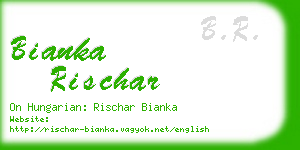 bianka rischar business card